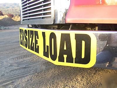 oversize load signs magnetic